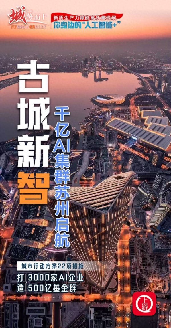牛道配资 “城”势而上·人工智能+ |  古城新“智”：千亿AI集群苏州启航